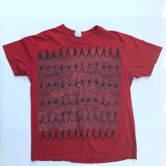beatles Other - Donated- Beatles Abby Road Band Tee G340